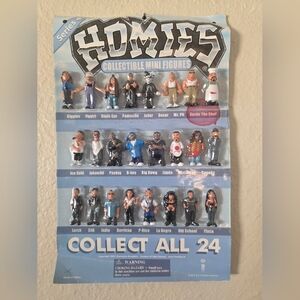 Homie Mini Figures Set Rare Misprint Series 3/4 Collectible - Full Set!